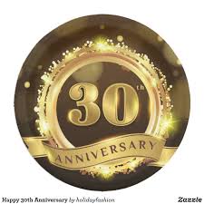 On bringing out his debut record once again, brian said: Golden 30th Anniversary Paper Plate Zazzle Com 30th Anniversary Happy 30th Anniversary 30th Wedding Anniversary