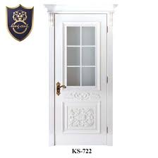 الصين الحديثة تدفق تصميم باب الخشب الرقائقي مع الزجاج المقسى باب خشبي وخشب من الصين على Topchinasupplier Com