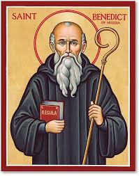 St Benedict Icon Monastery Icons Saint Benedict Catholic Saints