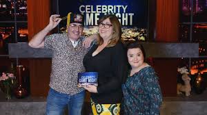 The celebrity players are anthony anderson, yvette nicole brown, gary dell'abate, adam scott, tiffani thiessen and pete wentz. Celebrity Game Night Channel 5