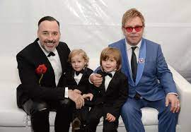 Elton John Says He Won T Leave His Two Sons His 280 Million Fortune Closer Weekly Elton John Husband Elton John David Furnish