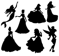 Download Disney Princess Svg Silhouette Clipart Pack Disney Clip Art Digital Download Svg Dxf Disney Princess Silhouette Disney Castle Silhouette Disney Silhouettes