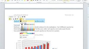 Create And Customize A Table Of Contents Microsoft Word 2010 Words Table Of Contents