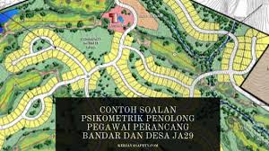 Pegawai perancang bandar dan desa gred j41 kem/jab: Contoh Soalan Psikometrik Penolong Pegawai Perancang Bandar Dan Desa Ja29