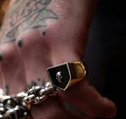 Skull Shield Ring (Sterling Silver Skull)