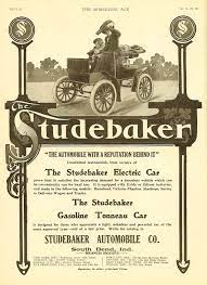 Vintage Shots From Days Gone By The H A M B Electric Cars Car Advertising Studebaker