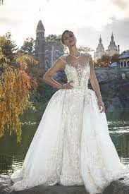 Ysa Makino Bridal Collection Beautiful Designer Wedding Dresses An Illusion Neckline Wedding D Wedding Dresses Gorgeous Wedding Dress Wedding Dress Couture