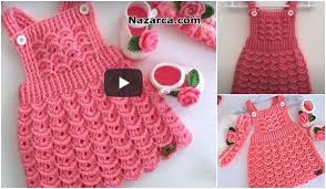 Kiz Bebeklere Sirin Otesi Askili Salopet Yapimi Nazarca Com 2020 Baby Knitting Patterns Bebek Tig Isi Bebek Elbiseleri