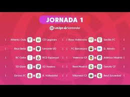 La liga santander está al rojo vivo. Calendario Primera Division De Futbol En Espana 2018 2019 La Liga Santander Youtube