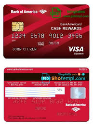 Mar 14, 2013 · the bank of america secured credit card deposit can be returned in 2 situations: Usa Bank Of America Visa Card Template In Psd Format Fully Editable Visa Debit Card Visa Card Visa Card Numbers