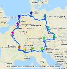 Avec cette carte, vous pouvez retirer de l'argent dans la grande majorité des distributeurs en allemagne et en europe. Tour De L Europe Google My Maps