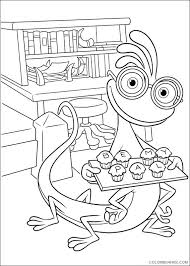 Pictures to print and color. Monsters Inc Coloring Pages Randall Boggs Coloring4free Coloring4free Com