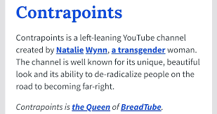 seamas o'reilly in the irish times, 23 february 2019 submitted by: Contrapoints Definition On Urban Dictionary Contrapoints