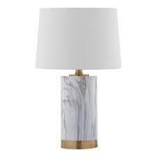 Table Lamps Includes Energy Efficient Light Bulb Safavieh Marble Table Lamp White Table Lamp Table Lamp