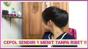 Tutorial 2 cara mudah membuat rambut ala pramugari | french twistподробнее. Cepol Rambut Sendiri Satu Menit Tanpa Ribet Youtube