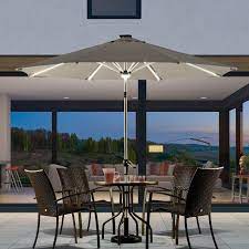 The solar powered rectangular umbrella lights is available in 9 different colors. Brighten Up Your Patio Nights With The Best Umbrella Lights