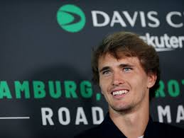 Alexander Zverev spielt beim Davis Cup in Hamburg