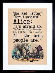 Quote Carroll Book Alice Wonderland Mad Hatter Tea Party Framed Print F97x9832 Alice And Wonderland Quotes Mad Hatter Quotes Alice In Wonderland Book