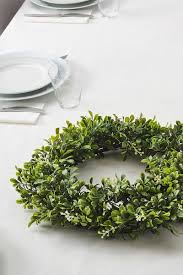 Neu Vinterfest Kranz Kunstl Drinnen Draussen Buchsbaum 45 Cm Buche Baum Buchsbaum Weihnachten Dekoration