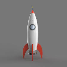 Spaceship Rocketship Cartoon Simple High And Low Poly In 2020 Low Poly Cartoon Spaceship Spaceship 3d Model