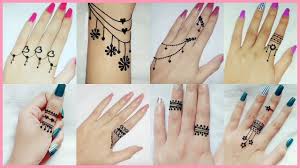 10 easy amazing tattoo ideas with henna ١٠ اروع رسومات حناء سهلة و بسيطة fashionhayatstyle youtube henna hand tattoo hand tattoos hand henna