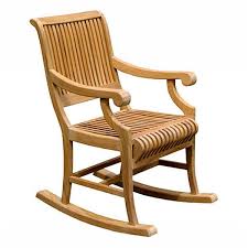 Each Outdoor Teak Rocking Chair Is Designed For Comfort The Simple But Elegant Designs Will Never Go Out Teak Rocking Chair Rocking Chair Teak Patio Furniture