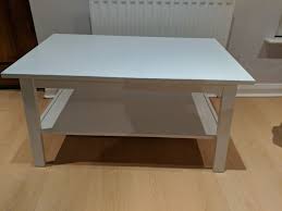Simple and classic, the ikea rectangular hemnes coffee table is a natural beauty made of solid materials. White Coffee Table From Ikea With Lower Storage Shelf For Sale In Shankill Dublin From Lormcs