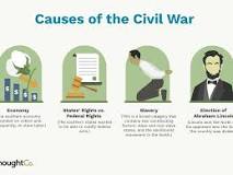 What are the 3 main causes of the Civil War?
