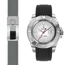 Not worth the extra cost. Curved End Rubber Strap For Rolex Yacht Master Watch Everest Horology Products