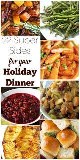 A roundup of 30 side dish recipes, from greens and glazed carrots to potatoes and pilaf, to serve with ham for christmas dinner. 22 Super Sides For Your Holiday Dinner Christmas Food Dinner Christmas Dinner Recipes Easy Ham Dinner