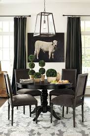 Curtains and top treatments dining room with its magnificent table, chandeliers, and double buffets, this gracious dining room seats up to 16 people. What S The Best Way To Hang Your Drapery Dining Room Curtains Dining Table Black Dining Room