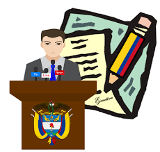 El presidente de 
   la República