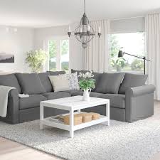 Ikea Gr Ouml Nlid Ecksofa 4 Sitzig Ljungen Mittelgrau In 2020 Ecksofa Recamiere Sofa