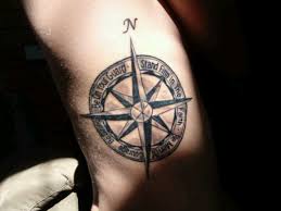 The placement of the compass tattoo is up completely to the wearer, but the great locations on the male's body are forearm, hand, back, shoulder, and half sleeve, whereas the females give the preference to the spine zone, thigh, quarter sleeve, forearm, and ribs. Compass Tattoo Compass Tattoo Compass Rose Tattoo Tattoos For Guys