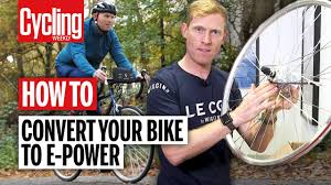 I set the bike up on a turbo trainer or in a stand so it's level, then run the straight line from the centre of. E Bike Diy How To Convert Your Bike To E Power Cycling Weekly Youtube
