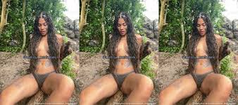 Melissa Montagnole pelada na cachoeira se mostrando