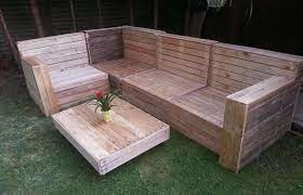 Wooden Furniture With Old Wood Pallets Pallet Garden Furniture Garden Furniture Plans Diy Garden Furniture