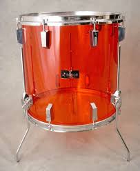 70 S Sonor Acryl 16x16 Red Champion Floor Tom Drum Super Rare Tom Drum Drums Sonor