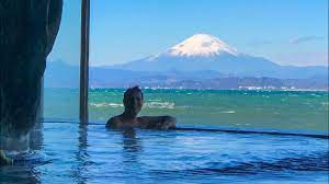 Mt Fuji Onsen Bath Experience Enoshima Youtube