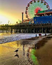 Santa Monica Pier Los Angeles California California Travel California Vacation West Coast Road Trip