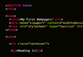 Html describes the structure of a web page. How To Develop A Basic Webpage Using Html And Css Henry Egloff