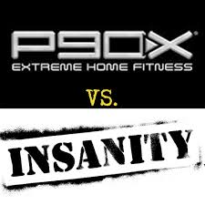 insanity vs p90x paring workouts