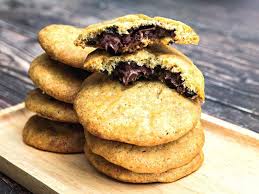 Cookies Fourres Au Nutella Au Thermomix Recette Cookies Recette Recette Cookies Thermomix Nutella Thermomix