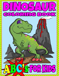 Abc dino espanol copyright notice: Dinosaur Coloring Book Abc S For Kids Hours Of Learning Fun Dino Coloring Book Gift For Kids 2 8 Threadshark Books 9798628546475 Amazon Com Books