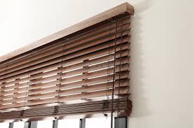 Double blinds, automated, single and fabric roller blinds. Modern Window With Stylish Wooden Blinds Stock Image Image Of Horizontal Pattern 154384695