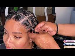 Jumbo Knotless Box Braids On Fine Hair Regular Speed Youtube In 2020 Fine Hair Box Braids Braided Hairstyles