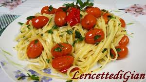Pasta Con Pomodori Datterini Freschi Ricetta Facile E Veloce Youtube