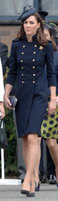 Keep reading to look back at her most famous blue coats and coat dresses. Duchess Kate Dark Navy Blue Military Style Coat Dress By Alexander Mcqueen Duchess Kate