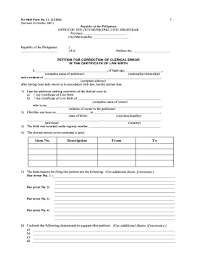 There are five basic types of a petitions for a governor's requisition. Petition For Correction Of Entry In Birth Certificate Sample Fill Out And Sign Printable Pdf Template Signnow