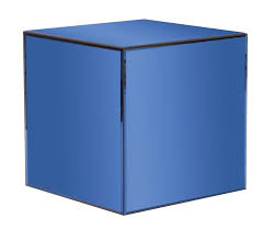 Charee Mirrored Cube End Table Cube Table Howard Elliott Mirror End Tables